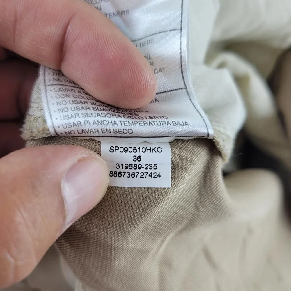 Nike Fit Dry Golf Shorts Chino Hi-Rise Performance Khaki Pleated Front 36 Mens